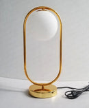 Axyaa Gold Glass Ball Table Lamp - Nordic Design LED Desk Light