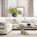 Axyaa Corduroy Back Cushion Cover for Modern Living Room Decor