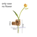 Axyaa Resin Glass Vase Wall Hanging Abstract Home Decoration