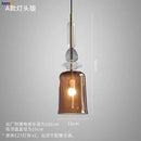 Axyaa Nordic LED Glass Pendant Lights for Bedroom Living Room Bar Cafe