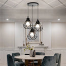 Axyaa Iron Frame Pendant Chandelier for Modern Indoor Lighting