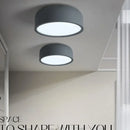 Axyaa Nordic Makaron Round Ceiling Light for Bedroom Living Room Bathroom
