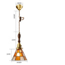 Axyaa Glass LED Pendant Lights 4W Dinning Living Room Japanese Vintage Hanging Light