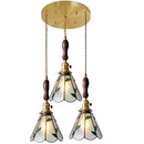 Axyaa Glass Copper Pendant Light LED Hanglamp Nordic Modern Hanging Light