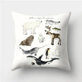 Axyaa Decorative Pillow Case 45x45CM Square Polyester Cover for Room Décor