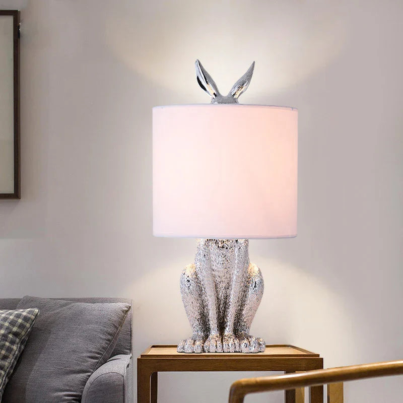 Axyaa Modern Rabbit Table Lamp for Home Decor
