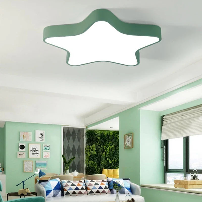 Axya Colorful Star LED Ceiling Lamp for Children's Room & Bedroom