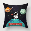 Axyaa Space Dream Decorative Sofa Cushion Cover Alien Astronaut Throw Pillows