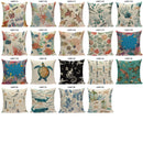 Axyaa Ocean Life Pillow Covers for Home Decor