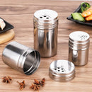 Axyaa Stainless Steel Spice Jar with Rotating Cover