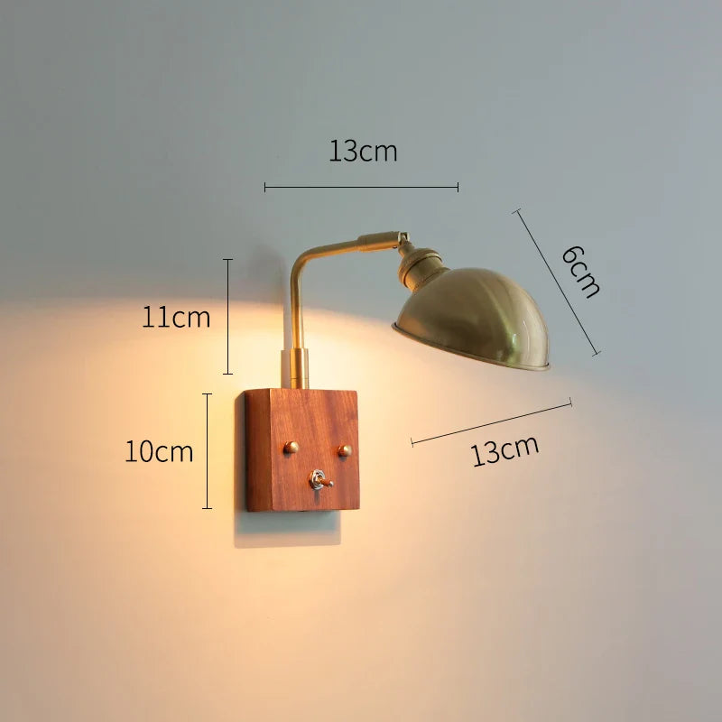 Axyaa Clear Glass LED Wall Lights Modern Nordic Wall Lamp