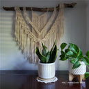 Axyaa Macrame Bobo Tapestry Wall Hanging Hand-woven Home Decor Tassel Art Nordic Style