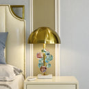Axyaa Crystal Table Lamps Colorful, Elegant Hotel Room Lighting