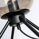 Axyaa Nordic Glass Table Light: Colorful Metal Lamp for Bedroom & Study
