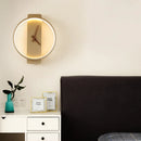 Axyaa LED Wall Clock Lamp Modern Wall Light Fixture
