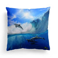 Axyaa Lion Dolphin Horse Cushion Cover 45x45cm - Home Sofa Car Pillow Cover
