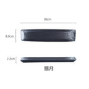 Axyaa Ceramic Long Plate for Sushi Snacks & Desserts