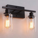 Axyaa Modern Glass Wall Sconce for Bedroom and Bathroom Lighting