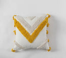 Moroccan Style Navy Blue Zigzag Pillow Cover 45x45cm Axyaa