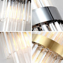 Axyaa Crystal Wall Lamp: Luxe Lighting for Bedroom, Living Room, Staircase, Aisle, Hotel, Bedside