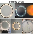Axya Modern LED Circle Wall Lights for Living Room and Bedroom