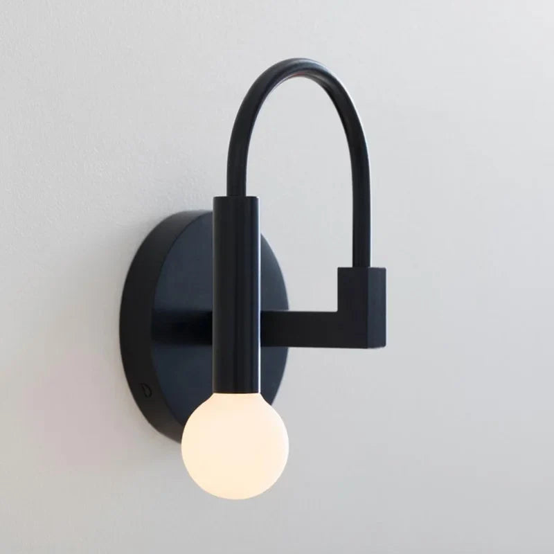 Axyaa Nordic LED Wall Lamp for Bedroom, Living Room and Aisle, E27 5W Indoor Reading Light