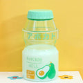Axyaa 480ml Cute Fruit Water Bottle | BPA Free | Heat Resistant | Portable Plastic Cup