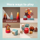 Axya Silicone Block Montessori Toy Set