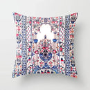 Axyaa Ethnic Style Short Plush Pillow Cover - Chinese Printing Sofa Cushion Cover
