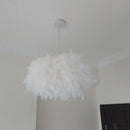 Axyaa LED Feather Pendant Lights for Stylish Home Decor