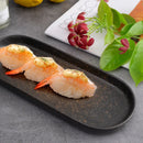 Axyaa Ceramic Sushi Plate Set - Japanese Fish Tableware Rectangular Flat Plate