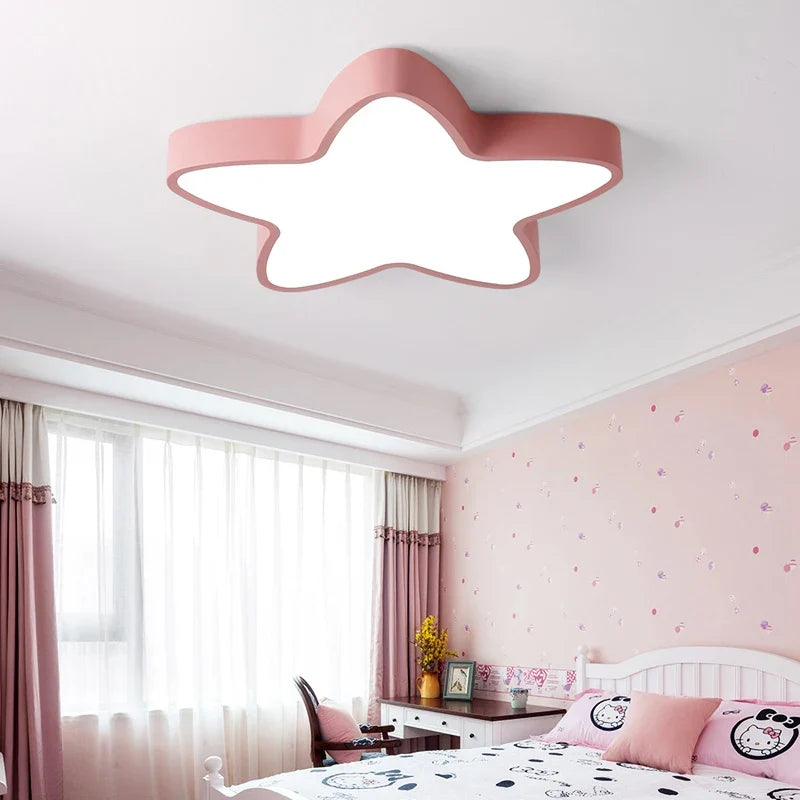 Axya Colorful Star LED Ceiling Lamp for Children's Room & Bedroom