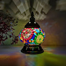 Axyaa Hand-inlaid Glass Mosaic Turkish Night Lamp for Bedroom Living Room