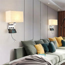 Axyaa Wall Lamp with Phone Holder & Switch