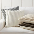 Axyaa Corduroy Teddy Pillow Cover 45x45cm for Indoor Sofa Plush Home Decor