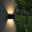 Axyaa Dual-Head LED Wall Light Waterproof IP65 Up Down Aluminum Wall Lamp