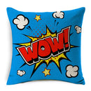 Axyaa POP Art Pineapple Throw Pillow Cover - Modern Decorative Cushion