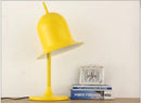 Axyaa Nordic Kids Room Pink/Yellow Hat Table Lamp - Creative and Charming Girl's Bedroom Decor