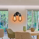 Axya Modern Vintage Wall Sconce, Adjustable Bedside Lamp