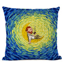 Van Gogh Self Portrait Cushion Cover by Axyaa - Home Decor