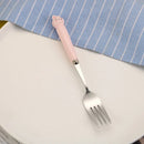 Axyaa Kids Bear Dragon Cutlery Set - Stainless Steel Tableware