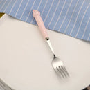Axyaa Kids Bear Dragon Cutlery Set Stainless Steel Utensils