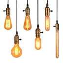 Axyaa Aluminum Pendant Light E27 Edison Lamp Holder Industrial Hanging Loft Vintage