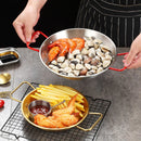 Axyaa Stainless Steel Cookware Set with Double Handles & Storage Tray