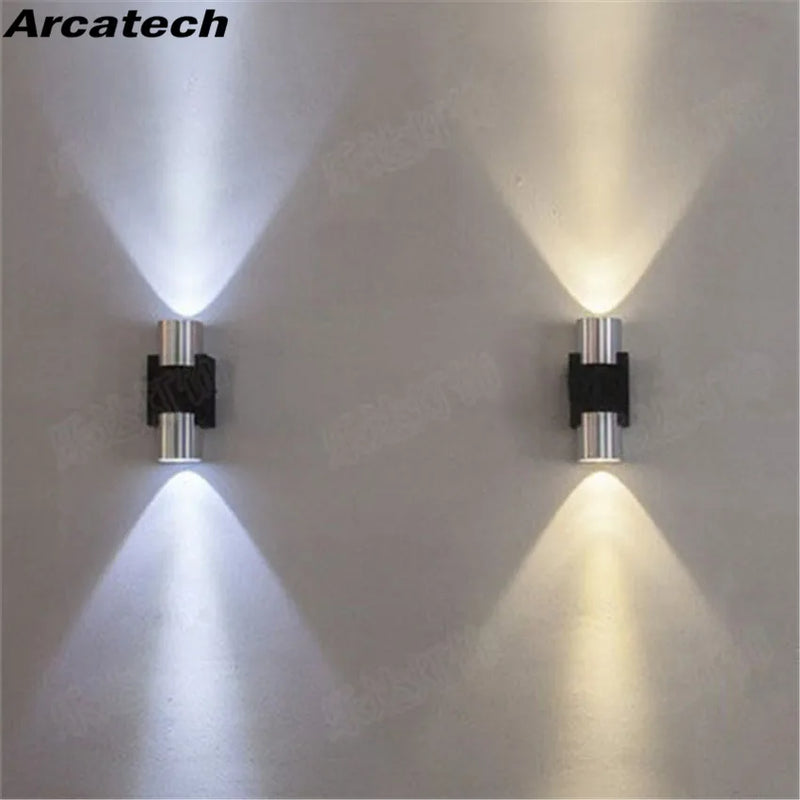 Axyaa Aluminum LED Wall Light for Bedroom, Rail Project, Bedside Room, Arts