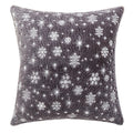 Axyaa Snowflake Flocked Cushion Cover 40x40 50x50