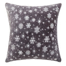 Axyaa Snowflake Flocked Cushion Cover 40x40 50x50