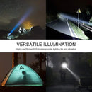 Axya 8000LM Zoomable USB Rechargeable LED Flashlight with T6/L2/V6 LEDs