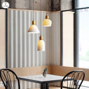 Axyaa Ceramic Pendant Lights for Bedroom Living Room Modern Vintage Hanging Lamp