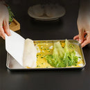 Axyaa Stainless Steel Buffet Tray for Food Presentation and Storage
